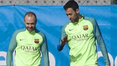 Busquets e Iniesta no fueron convocados frente al Athletic