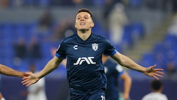 Idrissi, tras marcar a Botafogo.