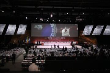 Así lució el Centro Banamex para el albergar el Congreso FIFA