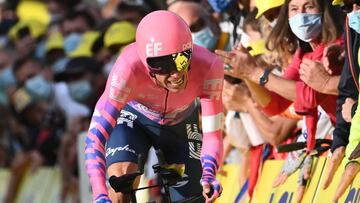 El ciclista colombiano fue el mejor en la contrarreloj y terminó en el top 10 de la clasificación general. Resaltó el trabajo hecho por todos los colombianos en la carrera.