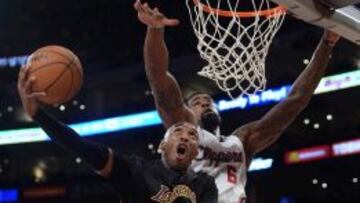 Kobe Bryant, durante el partido ante los Clippers en el Staples el pasadon fin de semana.