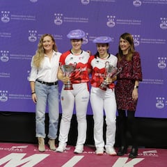 Olatz Arrizabalga e Itsaso Erasun, campeonas moradas en Arrasate