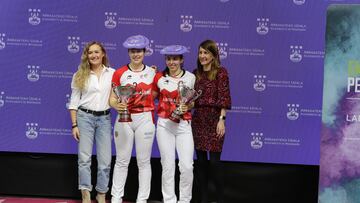 Olatz Arrizabalga e Itsaso Erasun, campeonas moradas en Arrasate