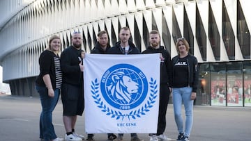 Llegan cien ultras del Genk en sintonía con los del Anderlecht