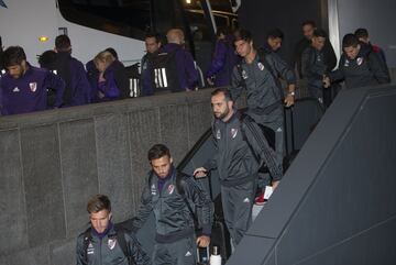 River Plate arrive in Madrid