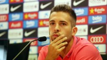 Jordi Alba: "Sería una chorrada que el club sancionase a Piqué"