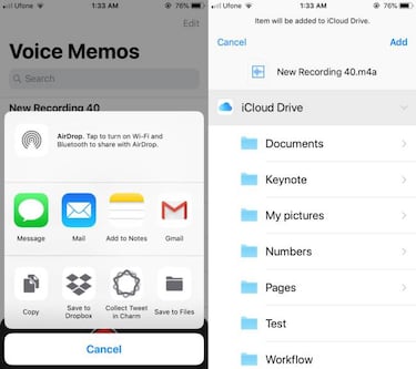 Cómo descargar las notas de voz de tu iPhone en un PC
