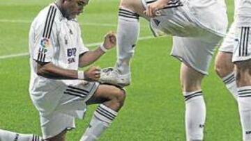 Guti ayer obtuvo reconocimiento a su labor en el Bernabéu