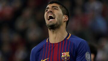 El delantero uruguayo del Barcelona, Luis Su&aacute;rez.