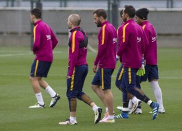 El Barcelona se prepara para el Clásico