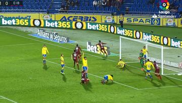 Debut soñado: Orellana y el gol que le dio el triunfo a Eibar