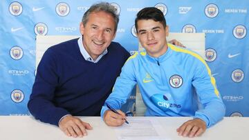 El español Brahim Díaz firma su primer contrato con el City
