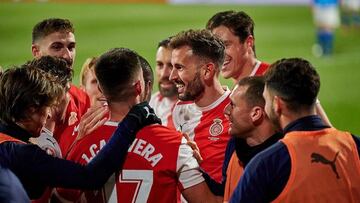La temporada m¨¢s terrenal de Cristhian Stuani en el Girona