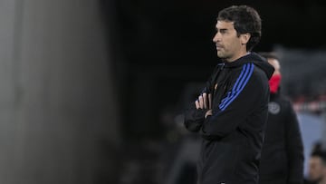 Raúl, en un momento del Castilla-Albacete (0-1).