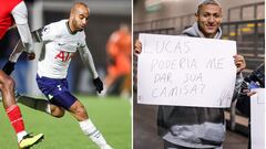 Lucas Moura regresa y Richarlison se convierte en su fan número uno