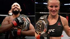 Deivenson Figueiredo y Valentina Shevchenko.