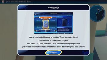 Introduciendo el c&oacute;digo Konami aqu&iacute;, desbloqueamos la creaci&oacute;n de Deck de forma muy temprana