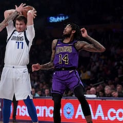 Los Lakers ganan fácil en el peor partido del año de Doncic