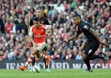 Alexis Sánchez supera la marca de Tom Huddlestone.