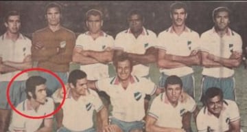 Ignacio Prieto metió 15 goles en la Libertadores. Ocho de esos tantos fueron con la U y siete con Nacional de Uruguay, con quien fue campeón de América el '71.