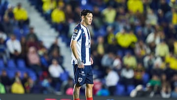 Gerardo Arteaga of Monterrey during the 5th round match between America and Monterrey as part of the Liga BBVA MX, Torneo Clausura 2026 at Ciudad de los Deportes Stadium, on February 07, 2026 in Mexico City, Mexico.