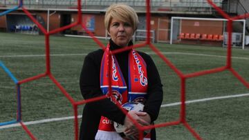 Tati Ruiz, vicepresidenta del Solares, rival del Espanyol en la Copa del Rey.