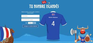 Conoce cuál sería tu nombre en la playera de Islandia