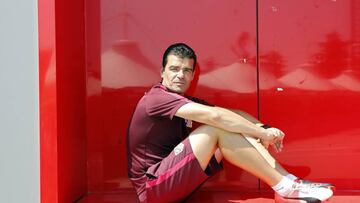 21/06/17 ATLETICO DE MADRID JUVENIL A MANOLO CANO ENTRENADOR ENTREVISTA