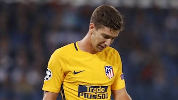 Vietto cabizbajo con el Atl&eacute;tico. 