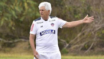 Comesaña entrenando