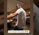 Suazo cantó una cumbia en Francia y así reaccionó el plantel...