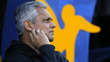 Futbol, Argentina vs Chile Copa America 2019 El entrenador de la seleccion chilena Reinaldo Rueda toma su lugar antes del partido de de definicion del tercer lugar de la Copa America contra Argentina disputado en el estadio Arena de Corinthians de San Pablo, Brasil. 06/07/2019 Andres Pina/Photosport Football, Argentina vs Chile Copa America Championship 2019 Chile's manager Reinaldo Rueda takes his place prior to the Copa America definition of the third place match against Argentina held at the Arena do Corinthians stadium in Sao Paulo, Brazil. 06/07/2019 Andres Pina/Photosport