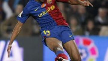 <strong>HAT-TRICK.</strong> Los goles de Henry fueron decisivos en la victoria del Barcelona sobre el Valencia.