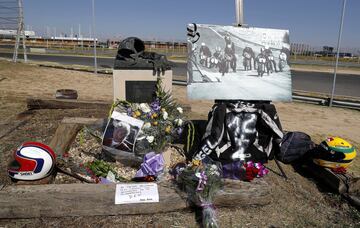 Homenaje a Ángel Nieto en el Circuito del Jarama en Madrid
