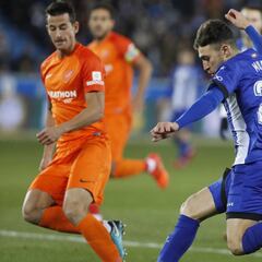 Alavés-Málaga resumen, resultado y goles