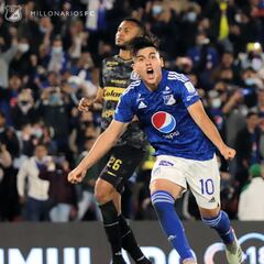 Millonarios vence al Once con la magia de Ruiz y se afianza como líder