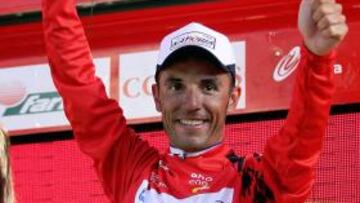 Purito Rodríguez recuperó el liderato de la Vuelta a España en la cima de Cotobello.