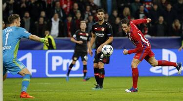 El último gol de Fernando Torres en Champions fue en Leverkusen
