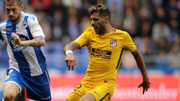 Augusto con el Atlético.