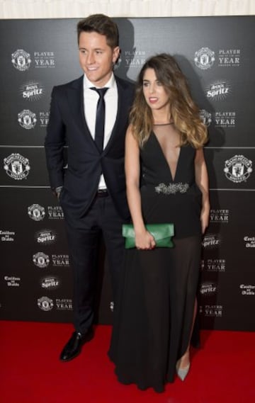 Ander Herrera e Isabel Collado.