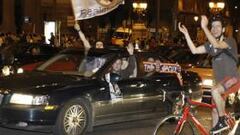 Cibeles celebró la victoria al ritmo de "¡Campeones!"