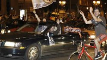Cibeles celebró la victoria al ritmo de "¡Campeones!"