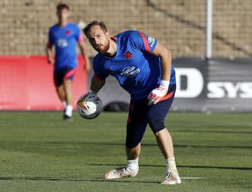 Jan Oblak ante su séptima temporada en el equipo rojiblanco.