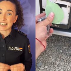 Aviso de la Policía: el ‘objeto’ en la matrícula del coche que se sanciona con hasta 6.000 euros y 6 puntos del carnet