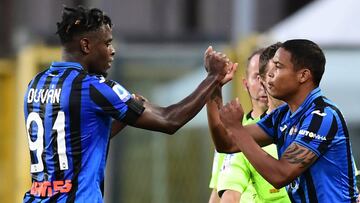 El impulso de Duván y Muriel ante la solidez de Cuadrado