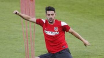 Villa, en la sesión de ayer.