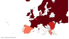 Los países de Europa en los que más y menos se duchan: la posición de España
