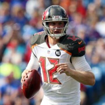 Josh McCwon con los Tampa Bay Buccaneers el año pasado.