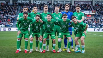 Alineación del Racing en Burgos.