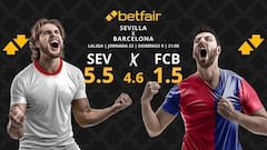 Sevilla FC vs. FC Barcelona: horario, dónde ver, pronósticos y clasificación